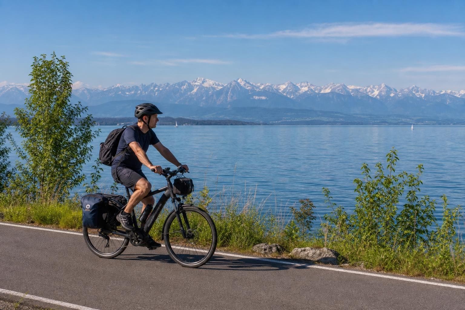 Rundtour um den Bodensee — 5 Tage sportlich flott mit Alpenblick