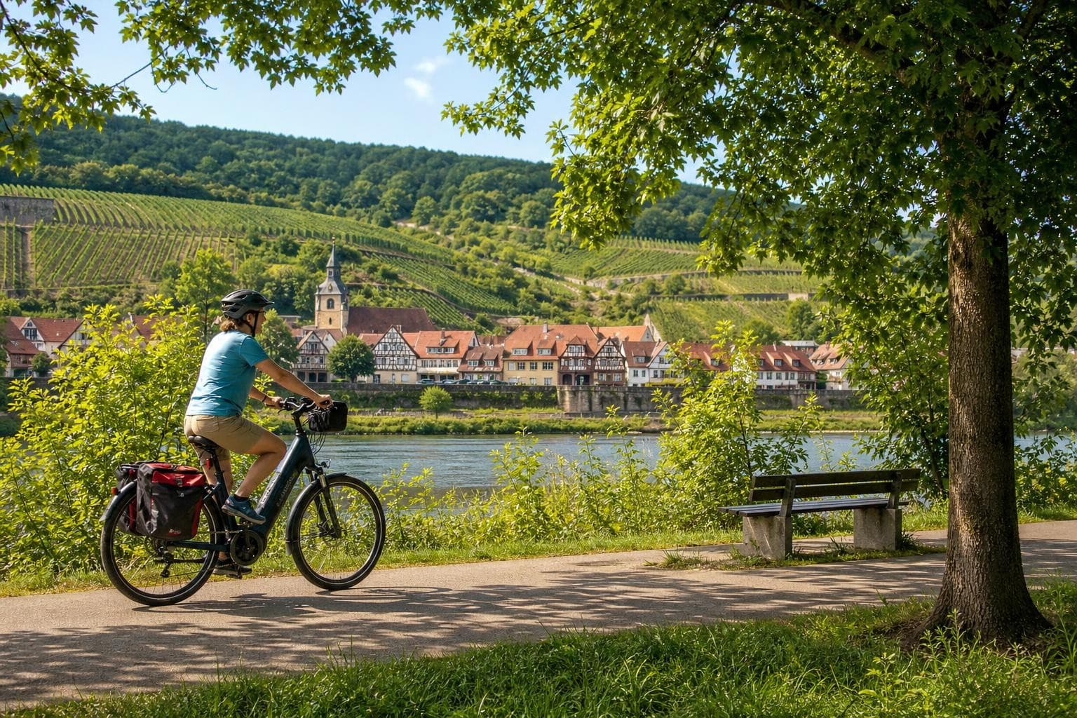 Rundtour ab Würzburg: Main und Spessart mit E-Bike
