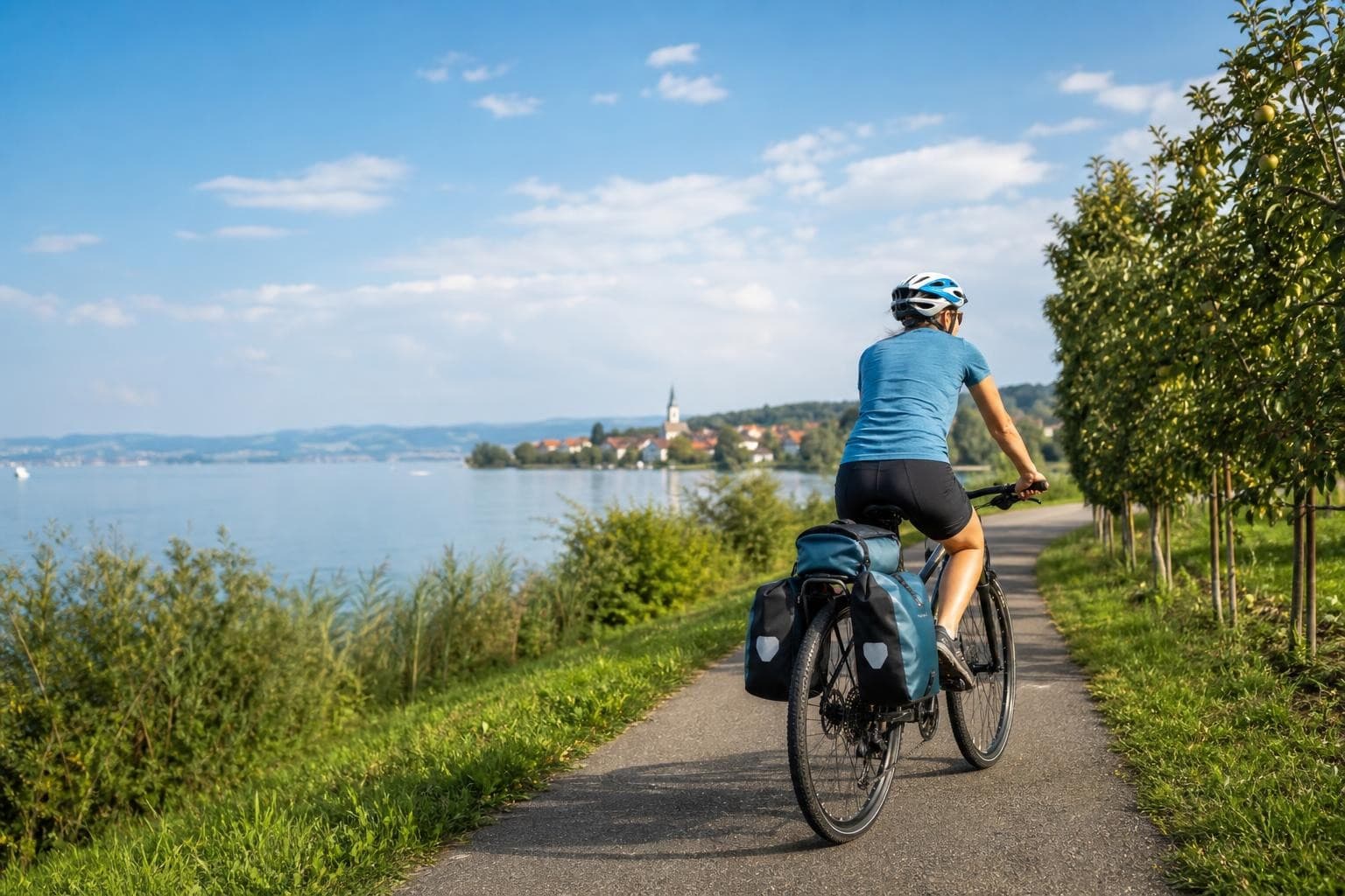 Rundtour um beide Bodensee-Seen in 4 Tagen — sportiv und kulturell