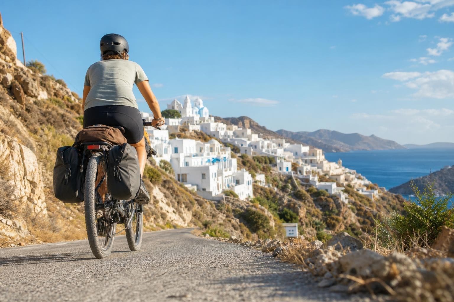 Rad & Schiff: Kykladen auf der Thalassa — 8 Tage Inselhopping