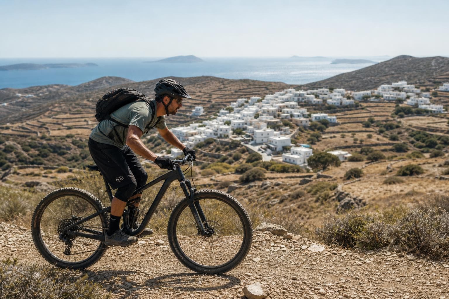 Mountainbiken auf den Kykladen