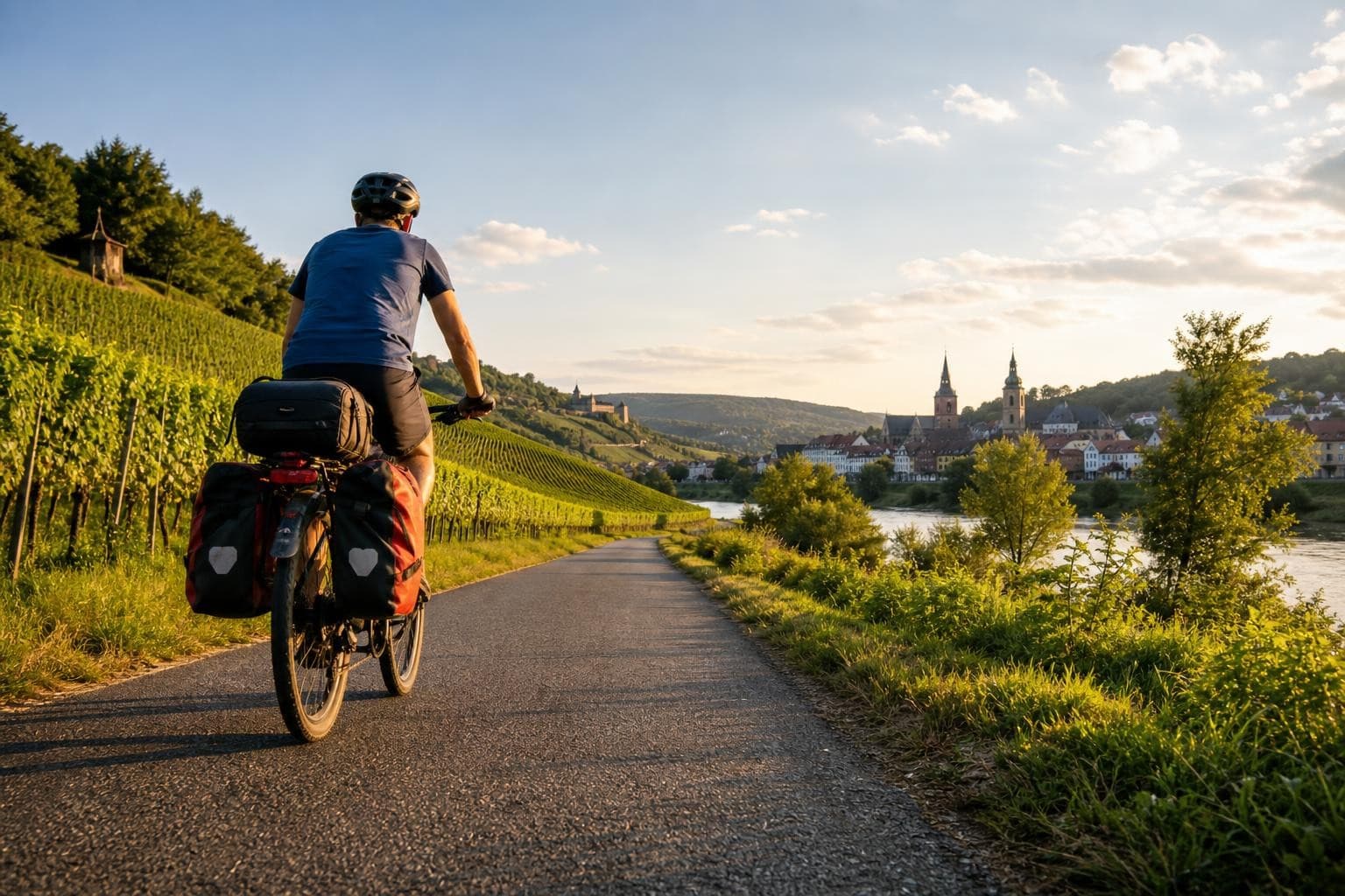 Rundtour ab Volkach: Main, Wein und Frankenfestungen