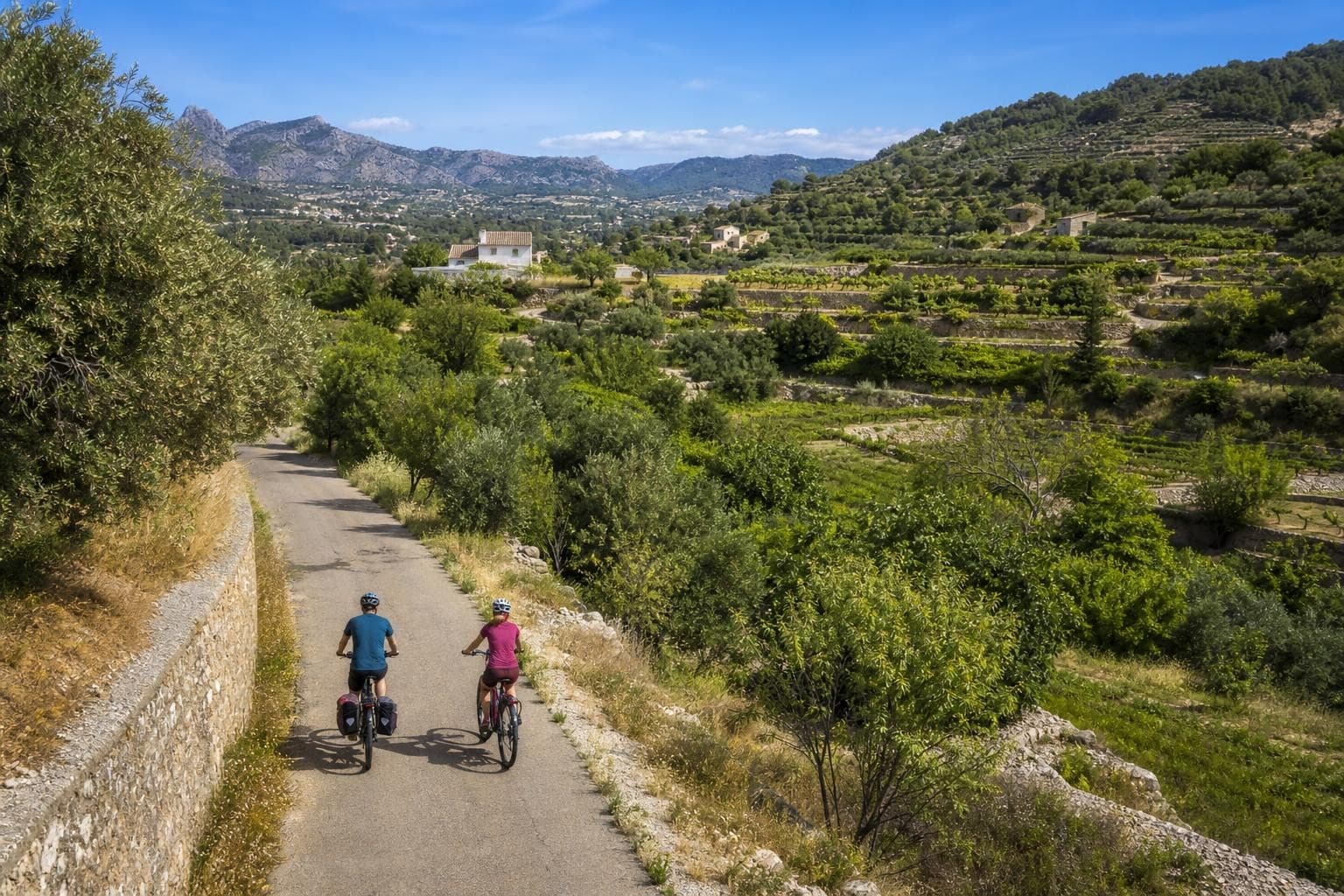 E-Bike-Reise von Villena nach València durchs Hinterland der Costa Blanca