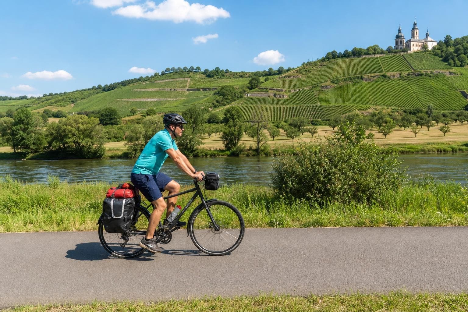 E-Bike-Reise von Bamberg nach Würzburg durch Weinfrankens Flusslandschaft