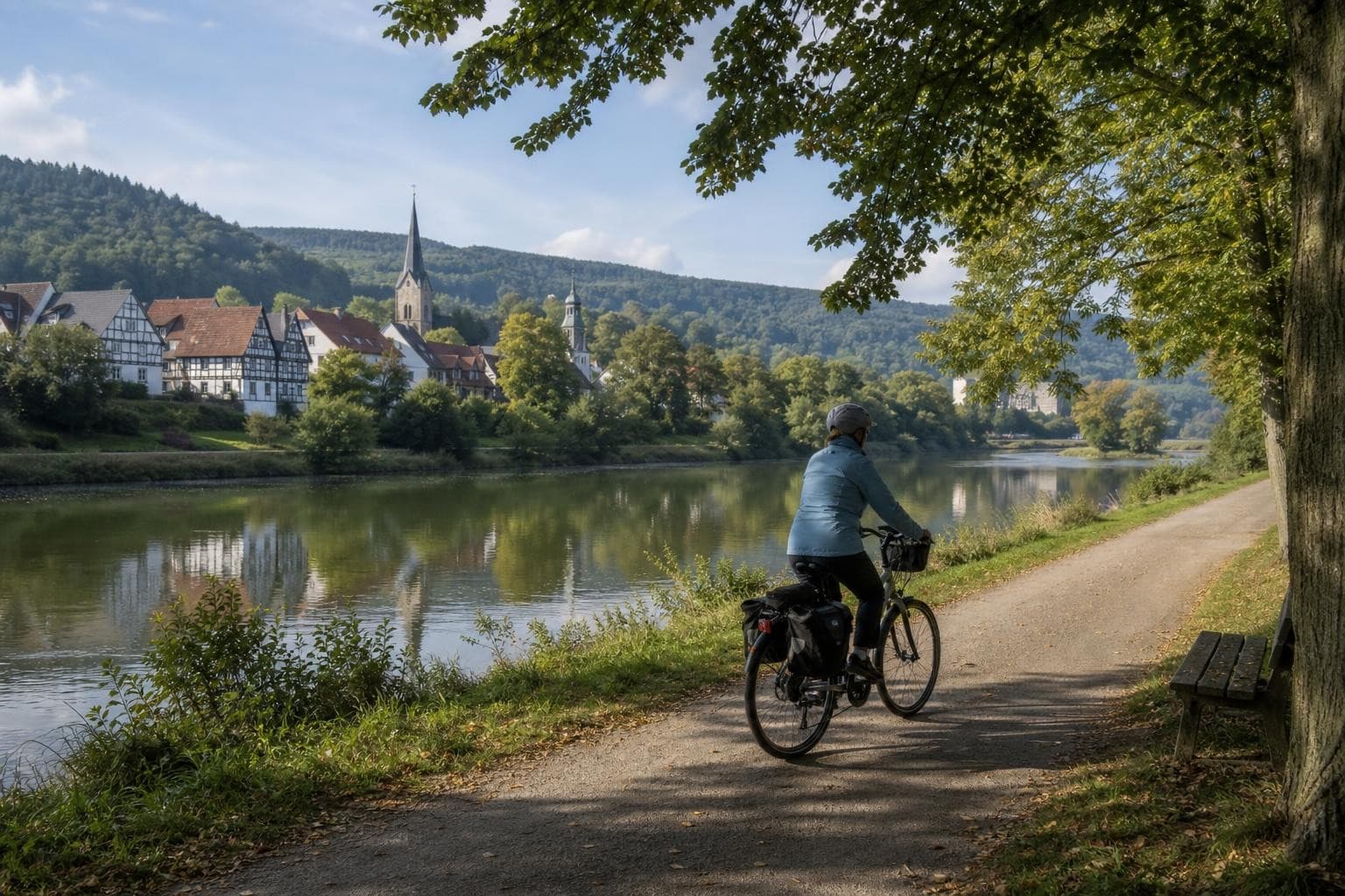Von Hann. Münden nach Minden durch das romantische Wesertal